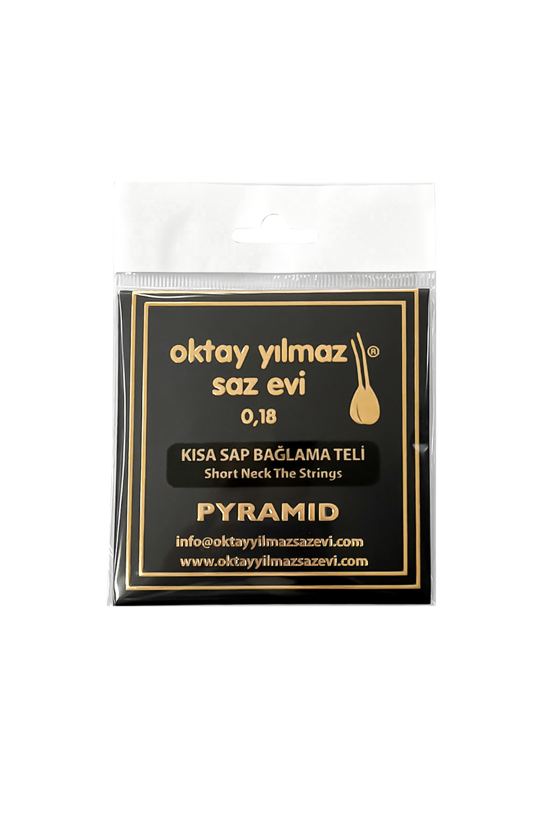 Korte hals saz bağlama Pyramid snaren 0,18 Miremi
