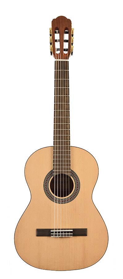 Salvador klassieke gitaar 3/4 Savarez snaren, satin finish, 3/4 junior model, 580 mm Salvador