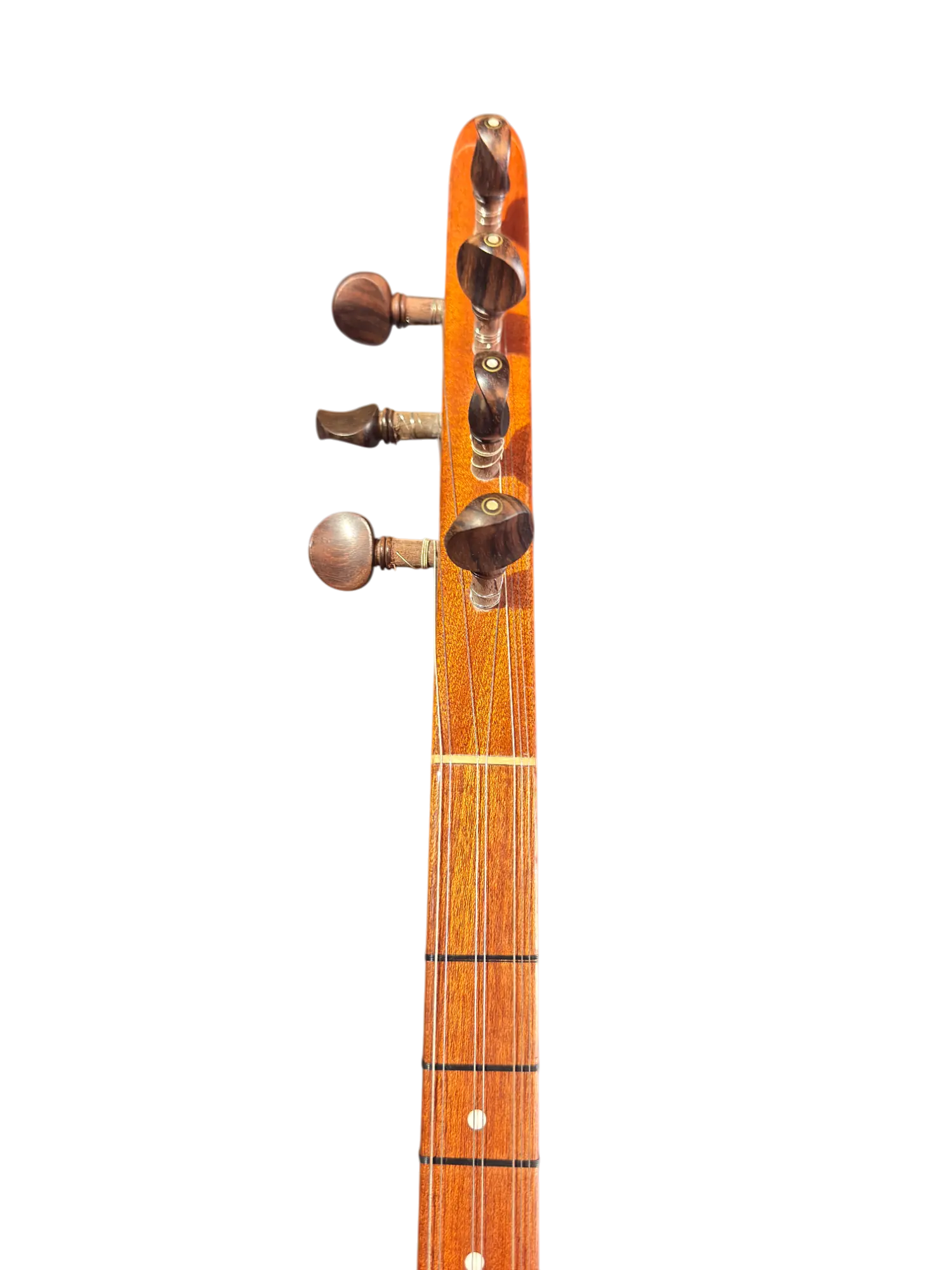 Lange hals Uzun sap bağlama (saz) – Kelebek Klankkast, Canadees (kanada kapak) Sparren Bovenblad, 41 cm - Miremi