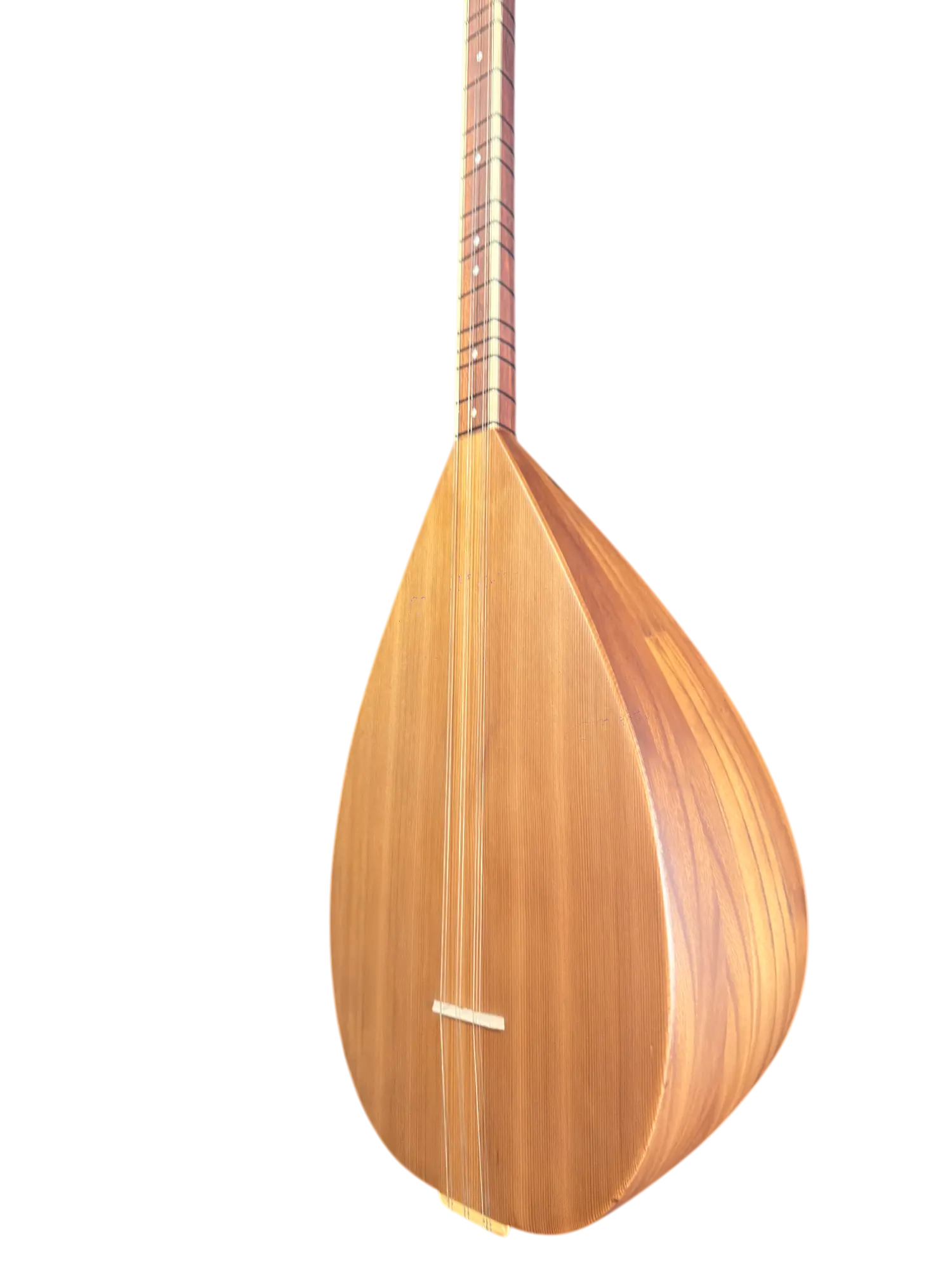 Korte Hals Kisa sap Bağlama (saz)– Ardıç Klankkast, Canadees Sparren Bovenblad, 41cm - Miremi