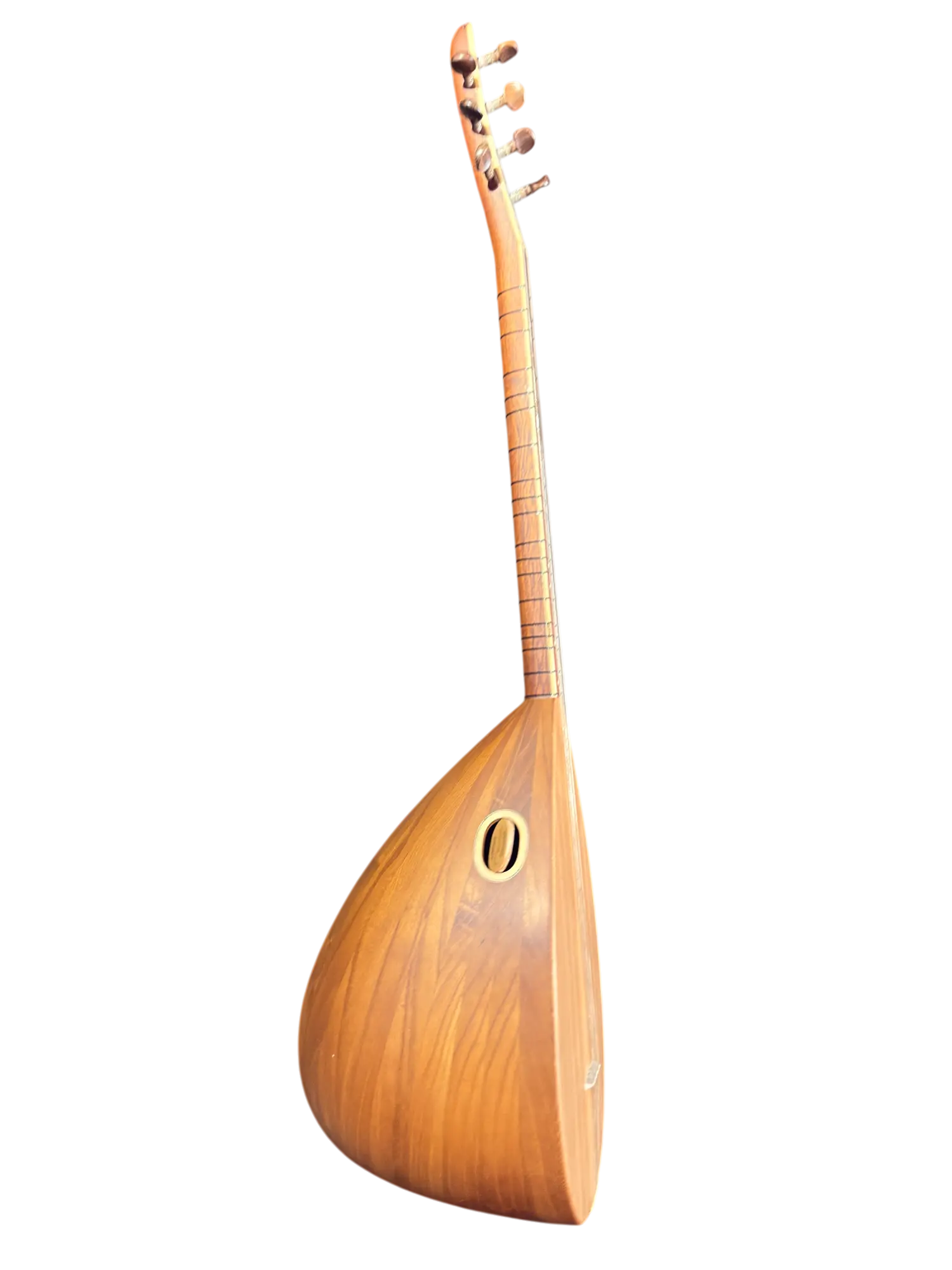 Korte Hals Kisa sap Bağlama (saz)– Ardıç Klankkast, Canadees Sparren Bovenblad, 41cm - Miremi