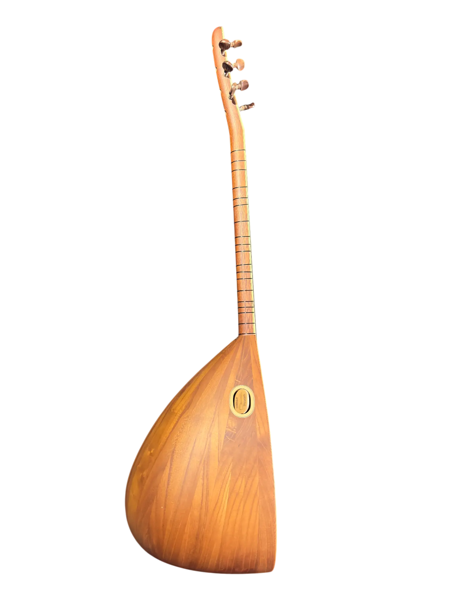 Korte Hals Kisa sap Bağlama (saz)– Ardıç Klankkast, Canadees Sparren Bovenblad, 41cm - Miremi