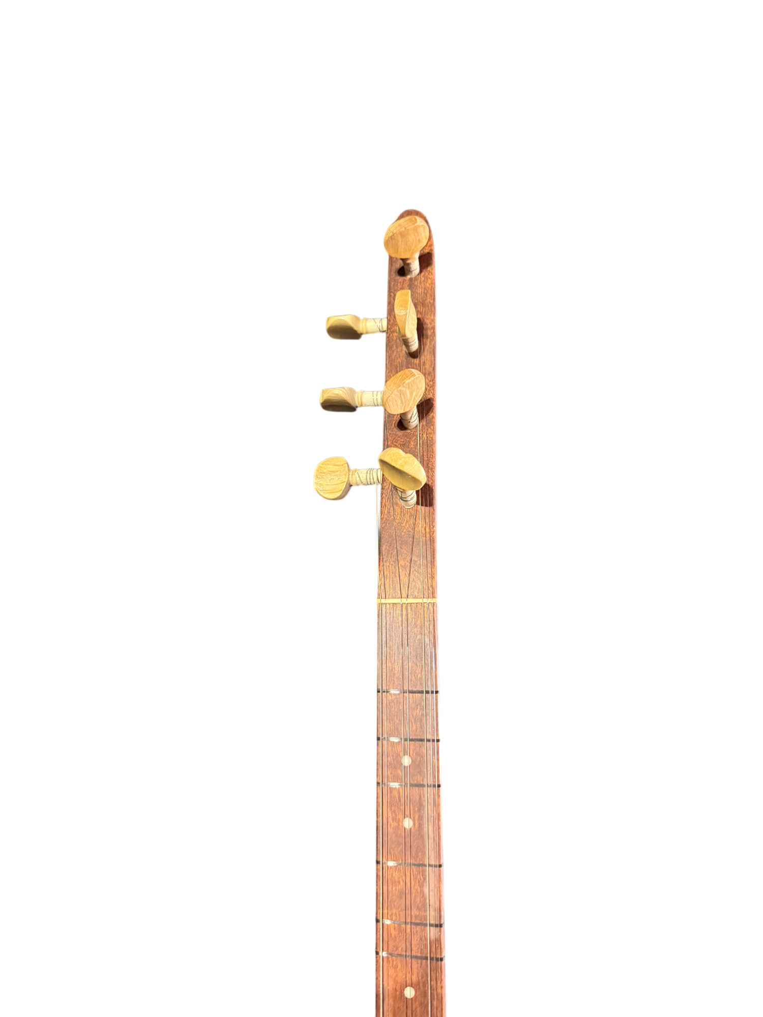 Korte hals Kisa sap Bağlama (saz) – Maun Klankkast, Canada Bovenblad, Houten Stempennen – 40 cm Oktay Yilmaz