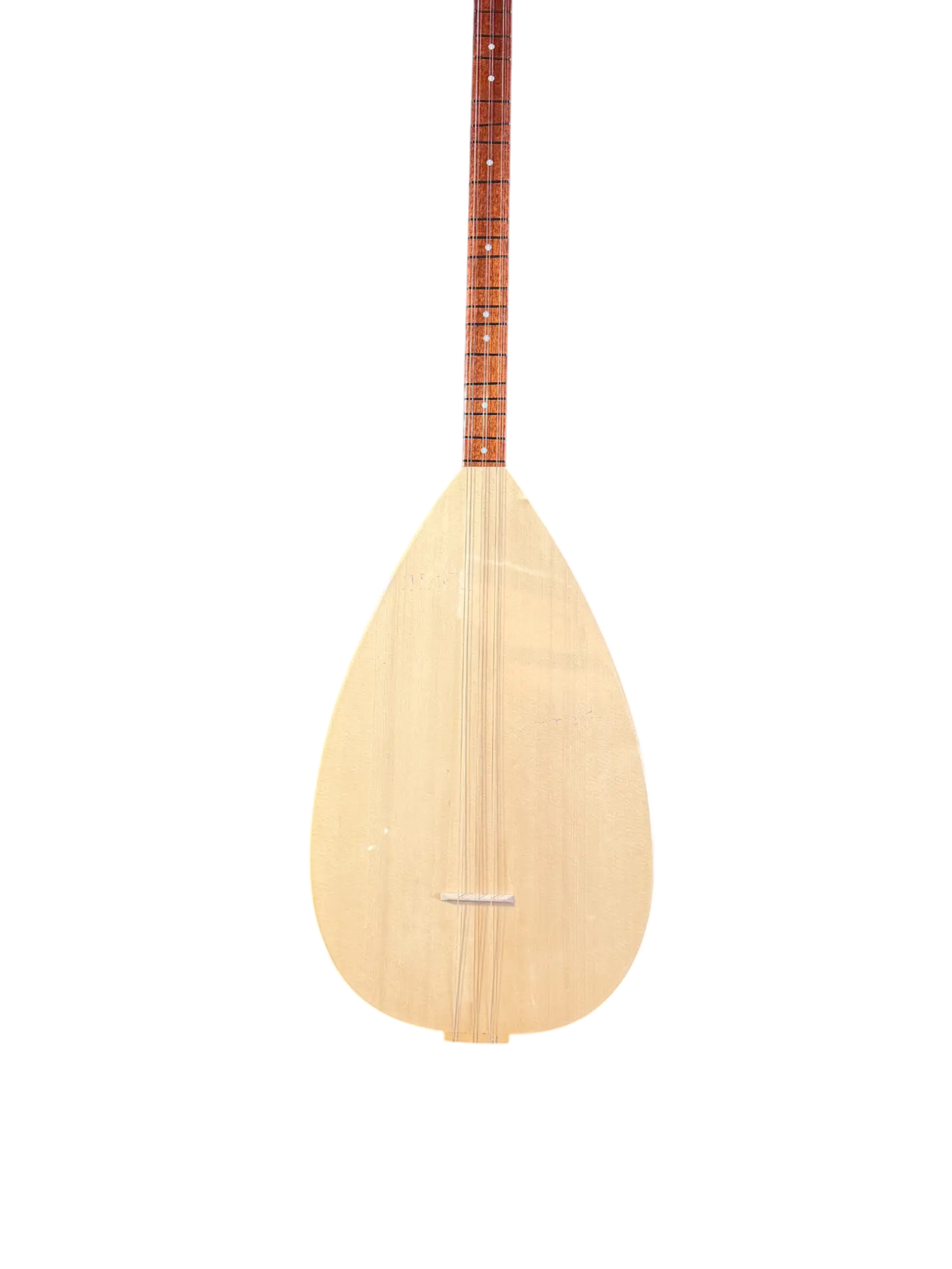 Korte hals Bağlama saz – Maun-Dut Klankkast, Ladin Bovenblad, 39,5 cm - Miremi