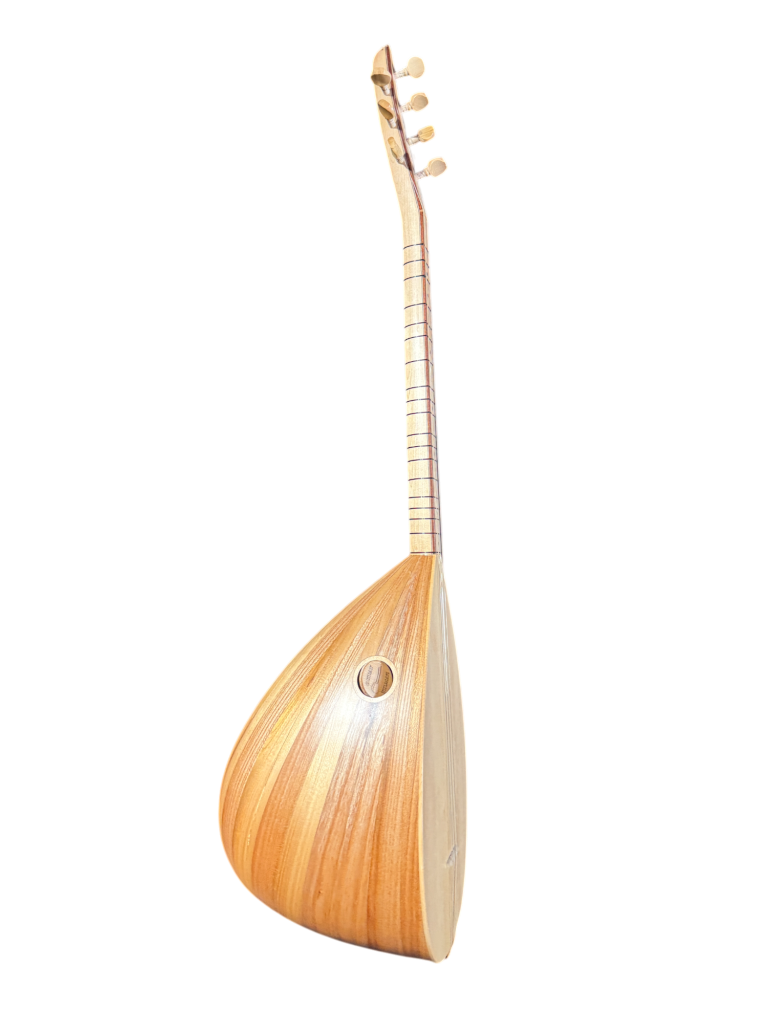 Korte hals Bağlama – Kara Ağaç Klankkast, Ladin Bovenblad – 39,5 cm Oktay Yilmaz