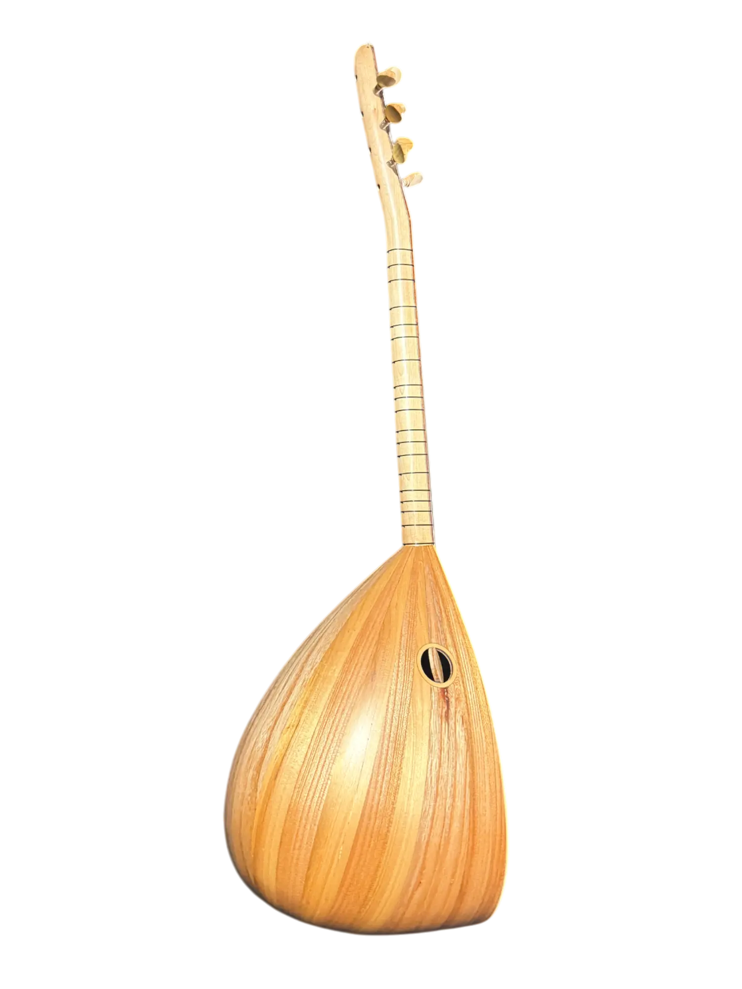 Korte hals Bağlama – Kara Ağaç Klankkast, Ladin Bovenblad – 39,5 cm - Miremi