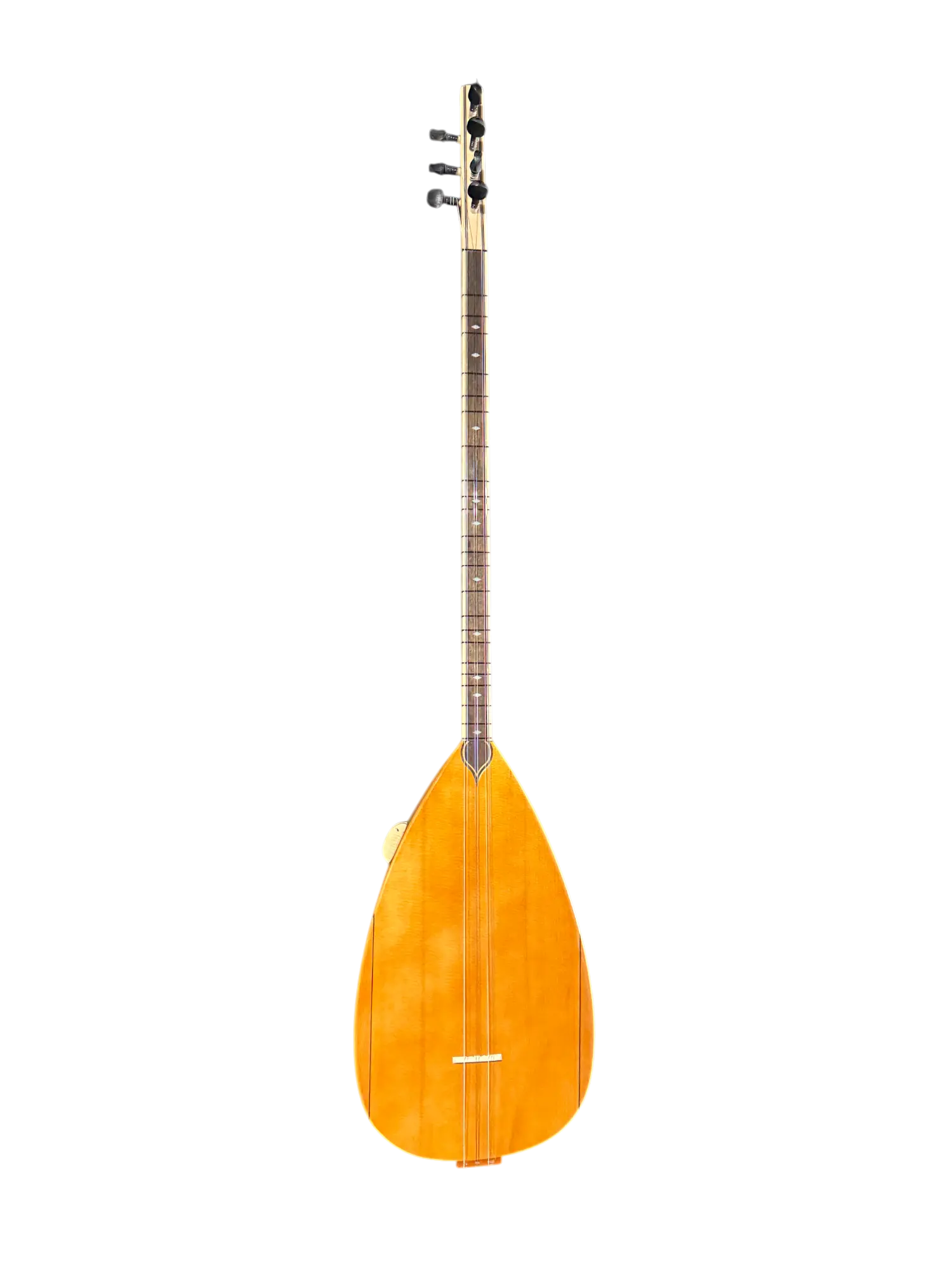 Lange hals Bağlama Saz – Ceviz Klankkast, Ladin Bovenblad MET JACK - Miremi