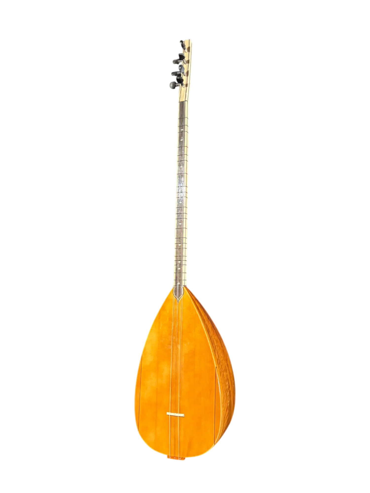 Lange hals Bağlama Saz – Ceviz Klankkast, Ladin Bovenblad MET JACK - Miremi