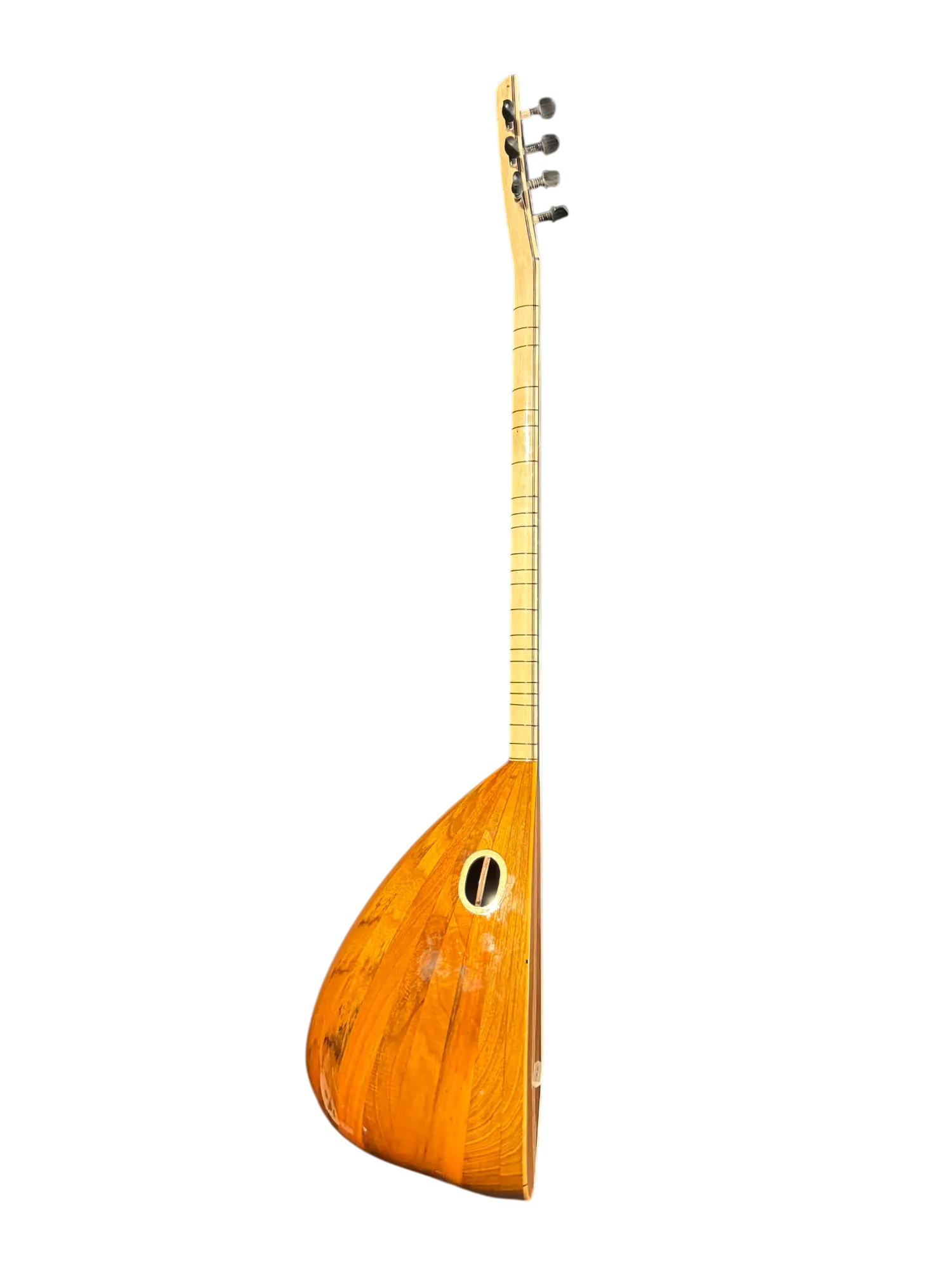 Lange hals Bağlama Saz – Ceviz Klankkast, Ladin Bovenblad MET JACK - Miremi