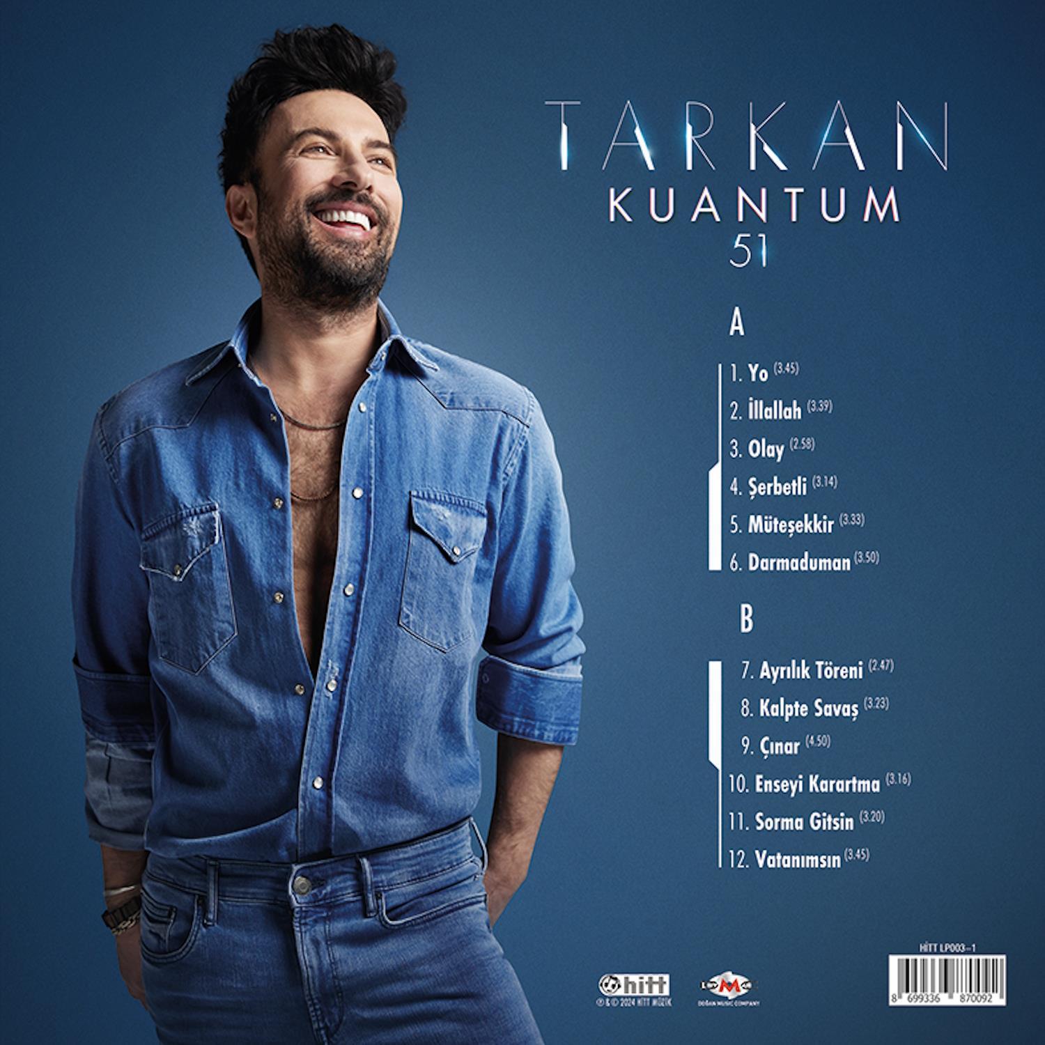Tarkan – Kuantum 51 (Sınırlı Sayıda Mavi LP) Tarkan